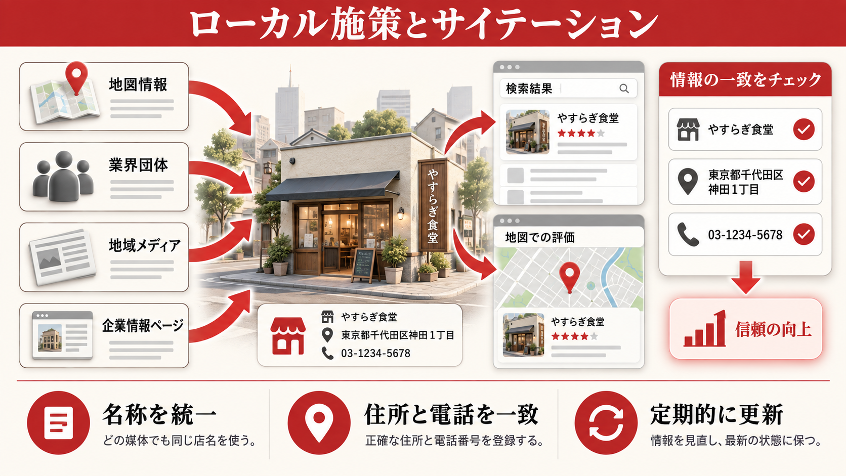 ローカル施策・各種登録・サイテーションの図解(達人ラボ)
