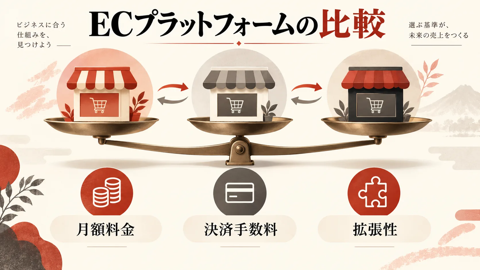 Shopify・BASE・STORESの料金比較の図解｜達人ラボ