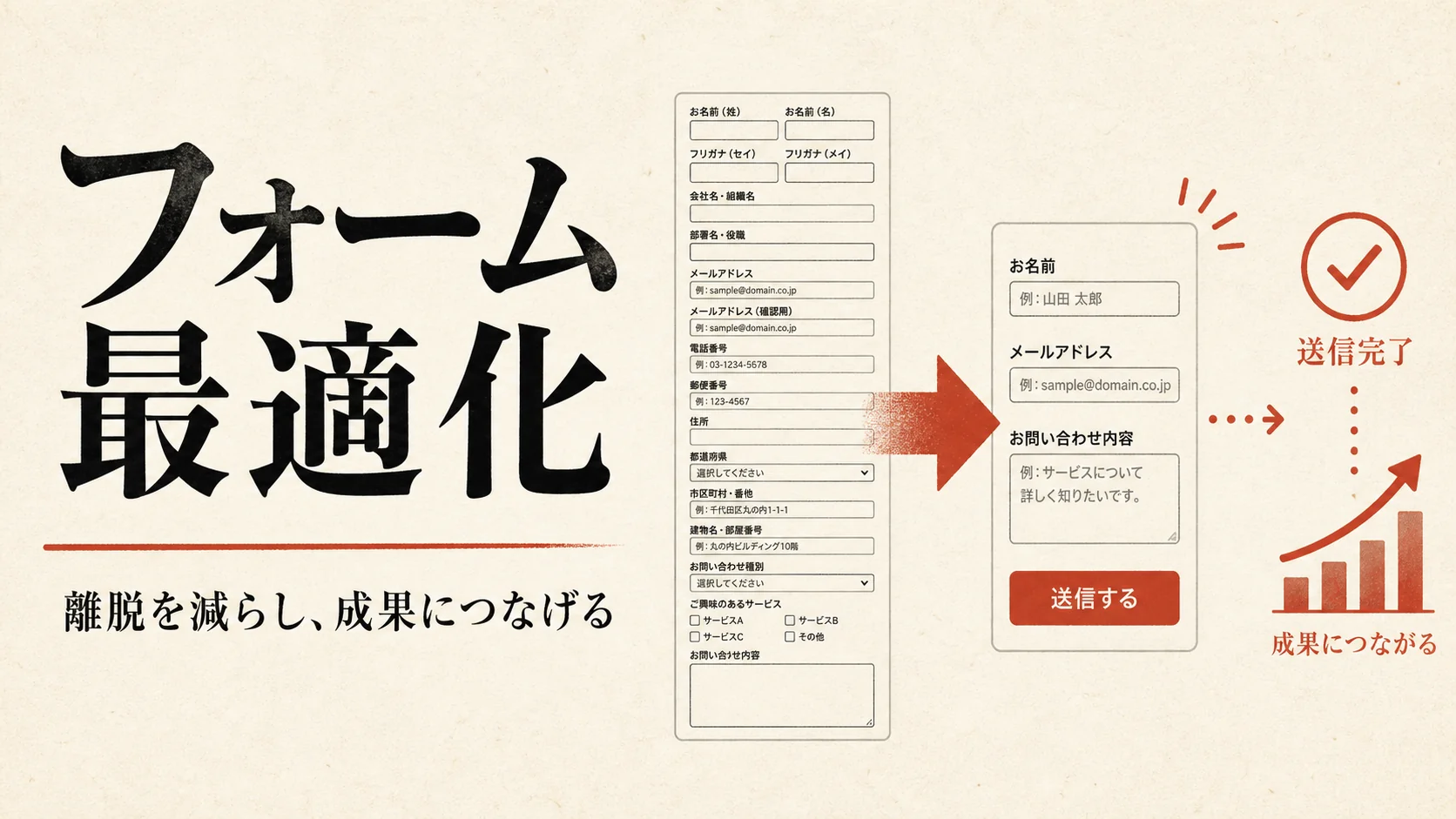 フォーム最適化（EFO）とは？離脱を防ぐ改善のコツ｜アイキャッチ