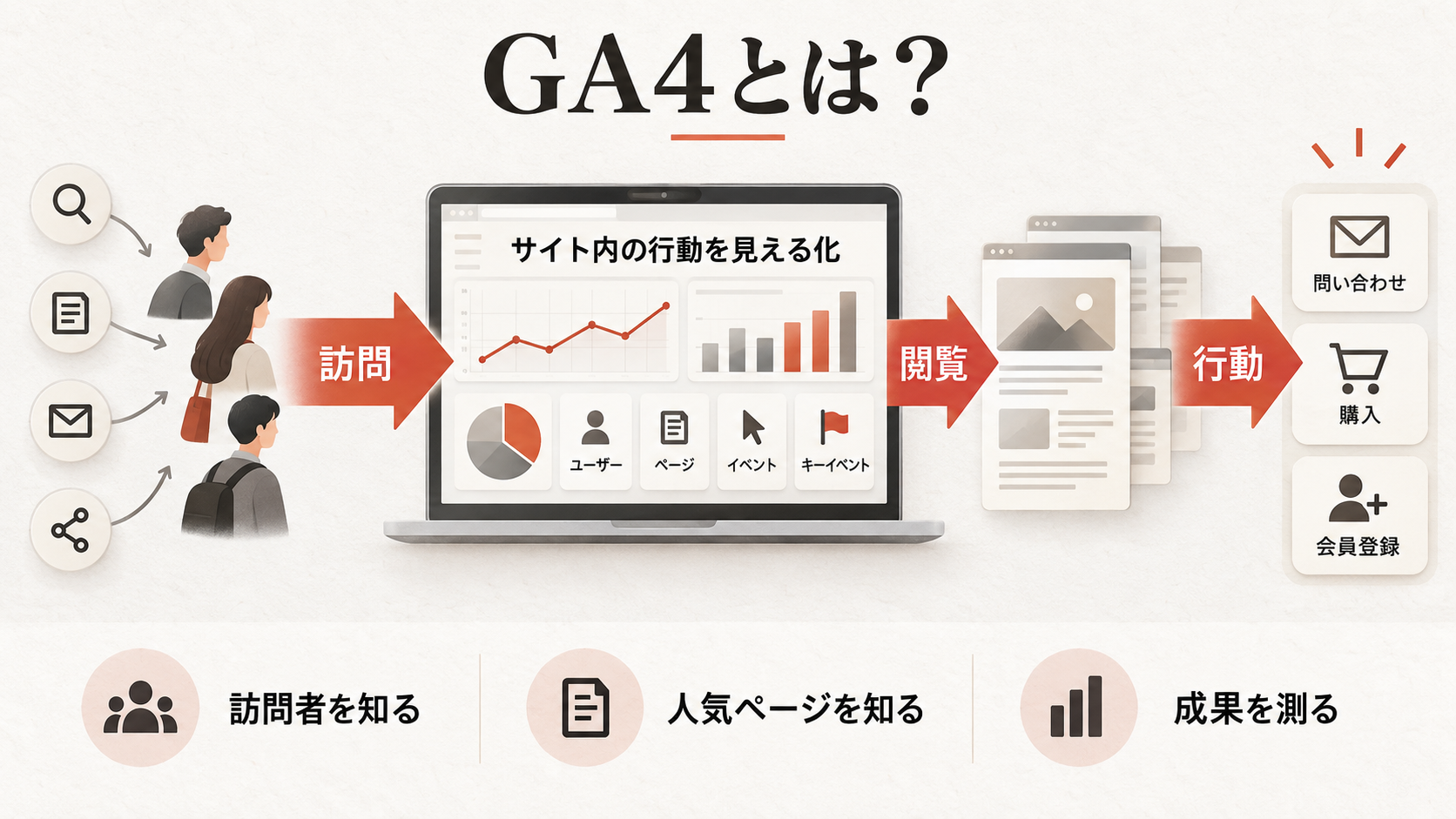 Googleアナリティクス(GA4)とは?基本と役割を整理した図解(達人ラボ)