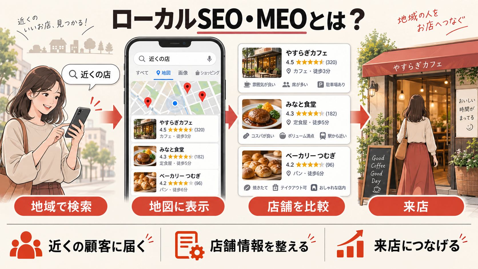 ローカルSEO・MEOとは？基本と仕組みを整理した図解（達人ラボ）