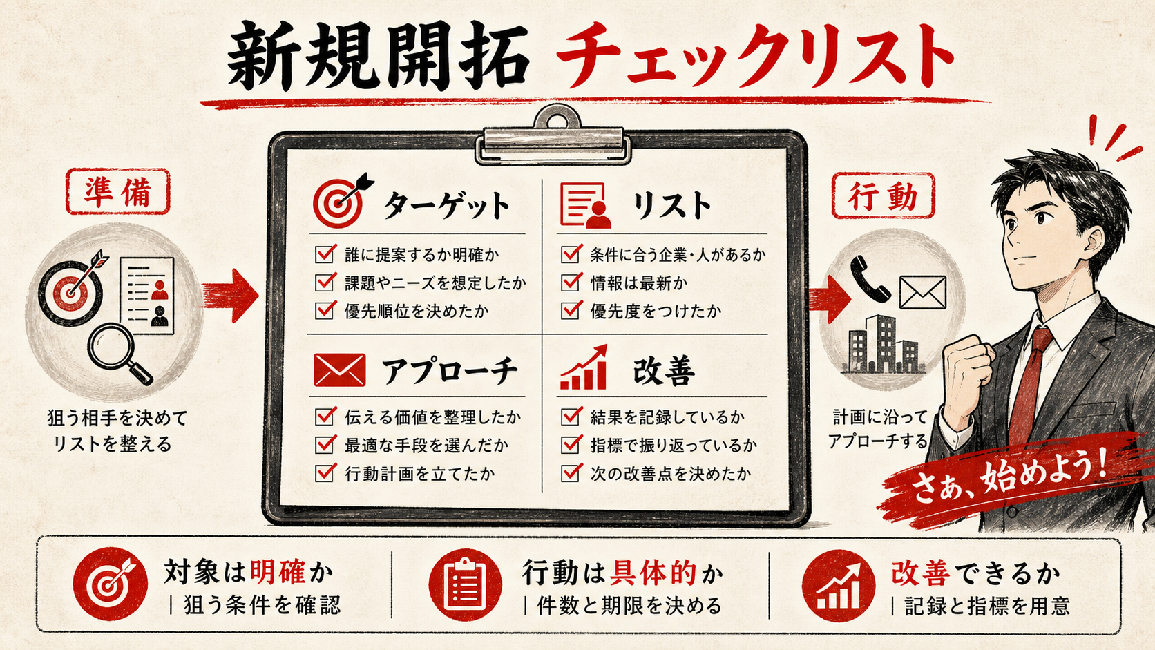 新規開拓のチェックリスト(達人ラボ)