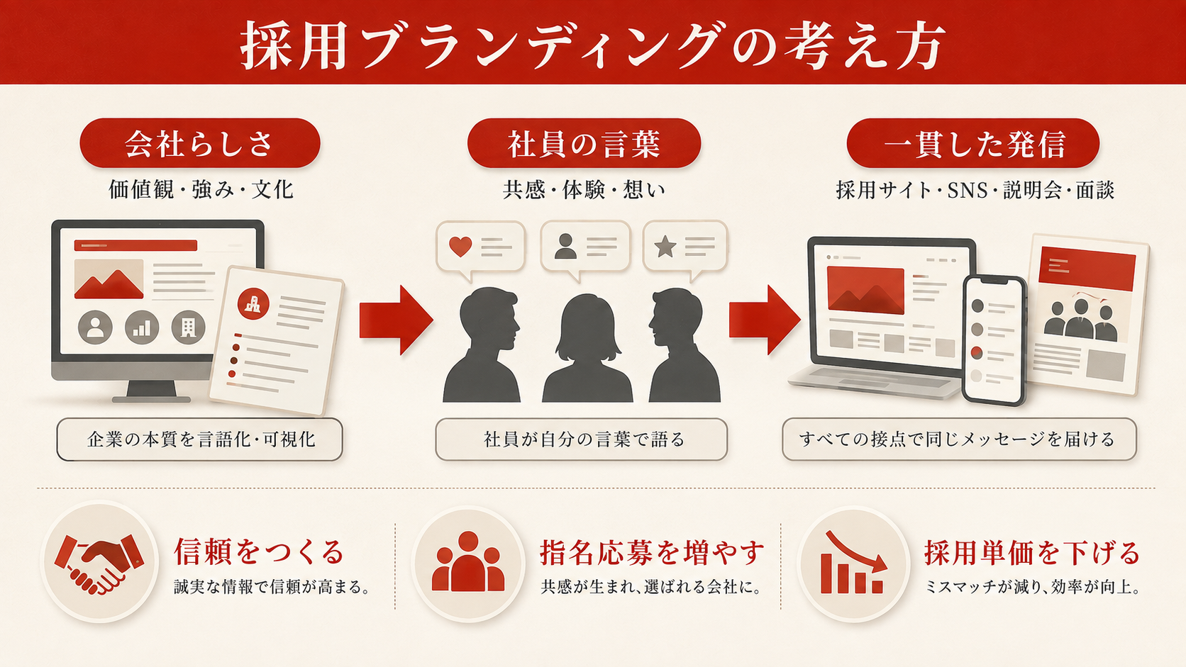 採用ブランディングの考え方