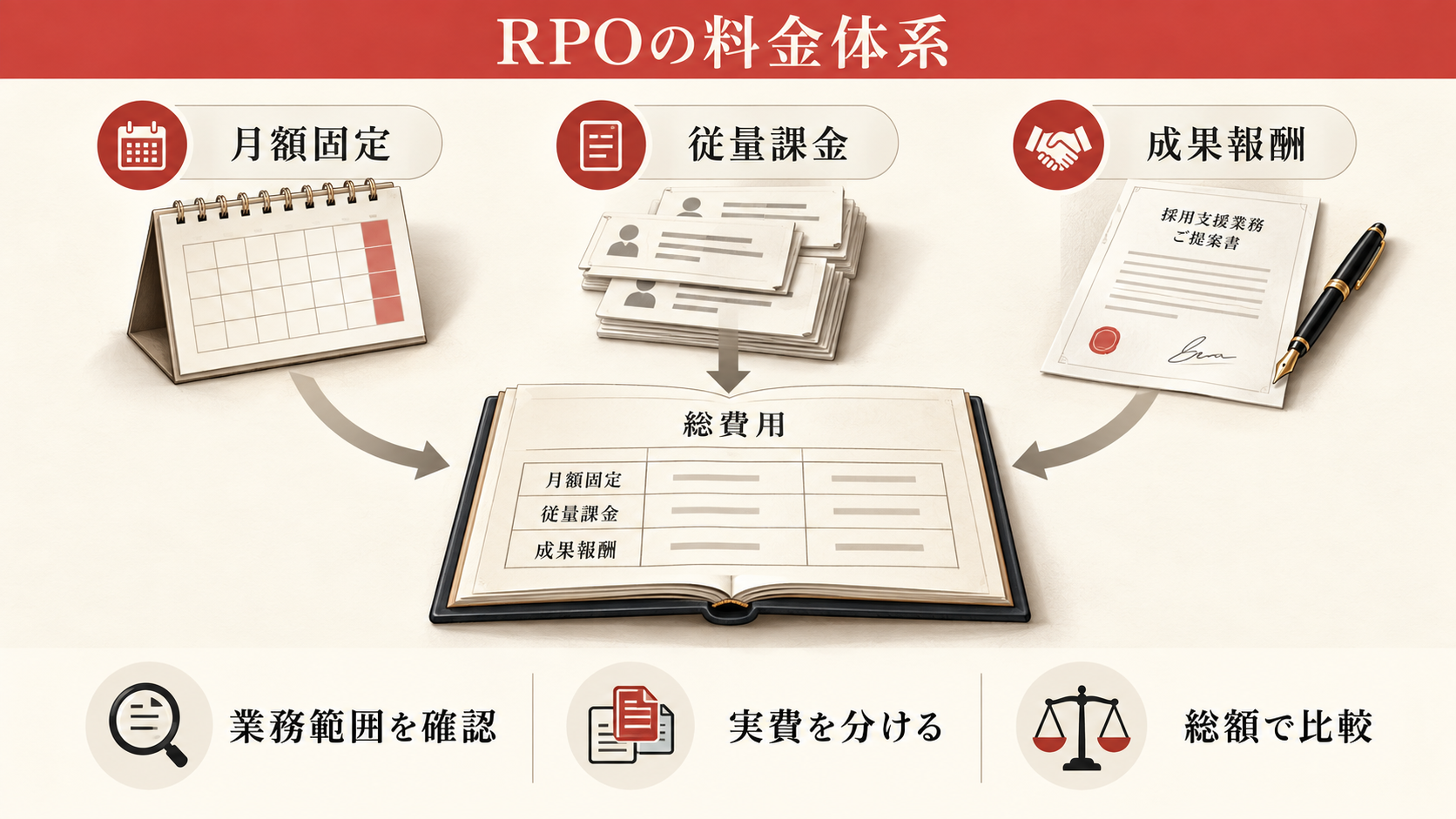 RPOの料金体系と「費用相場」の見方の図解｜達人ラボ