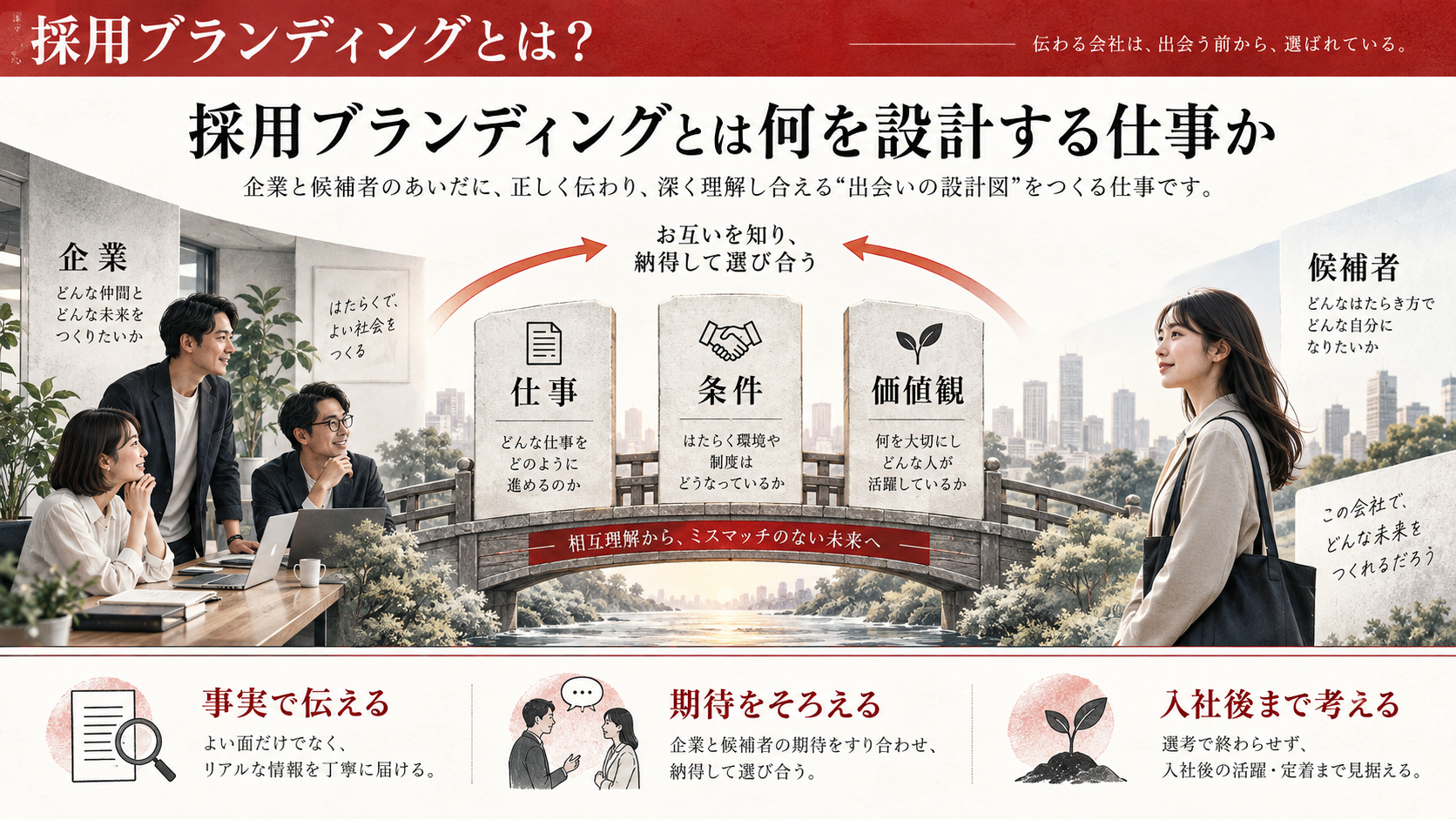 採用ブランディングとは何を設計する仕事かの図解|達人ラボ