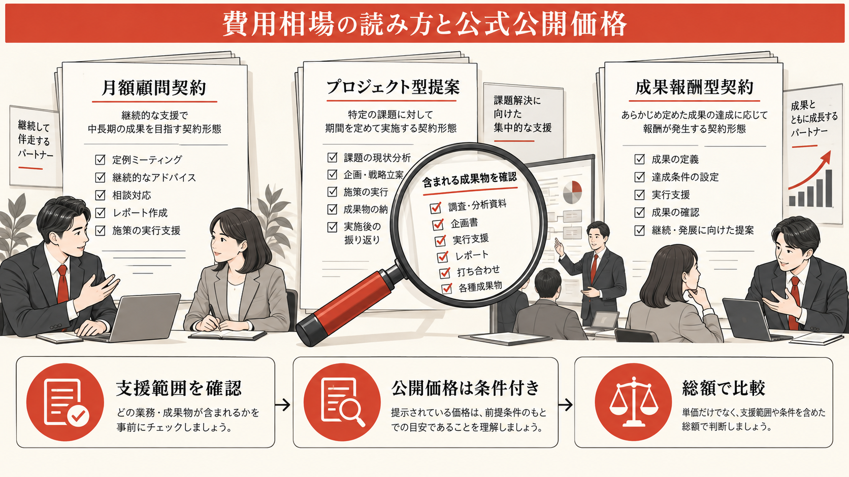 費用相場の読み方と公式公開価格の図解｜達人ラボ