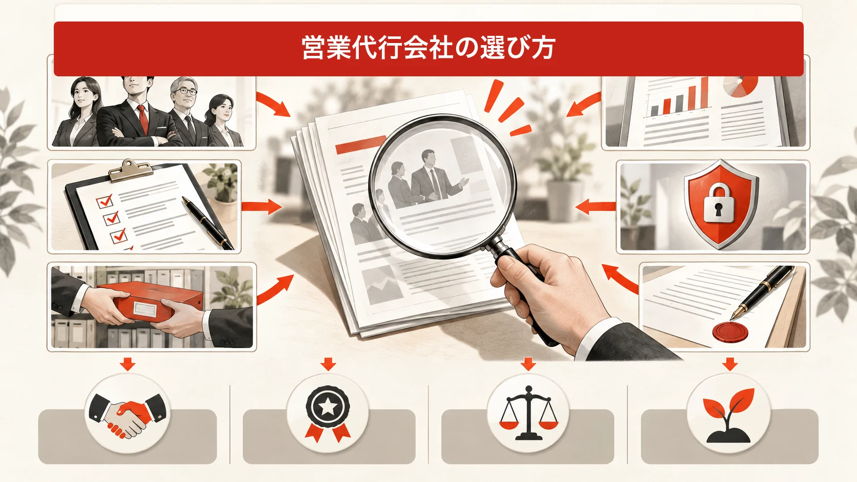 営業代行会社の選び方の図解|達人ラボ