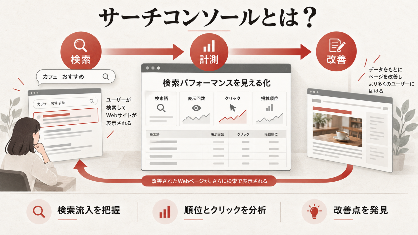 サーチコンソールとは?基本と役割を整理した図解(達人ラボ)