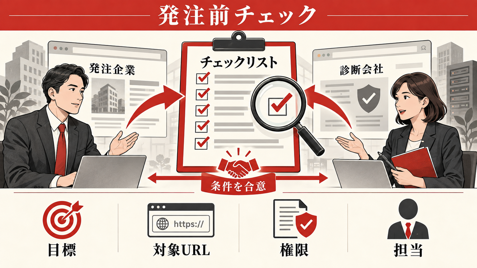 発注前チェックリストと失敗を避ける進め方の図解|達人ラボ