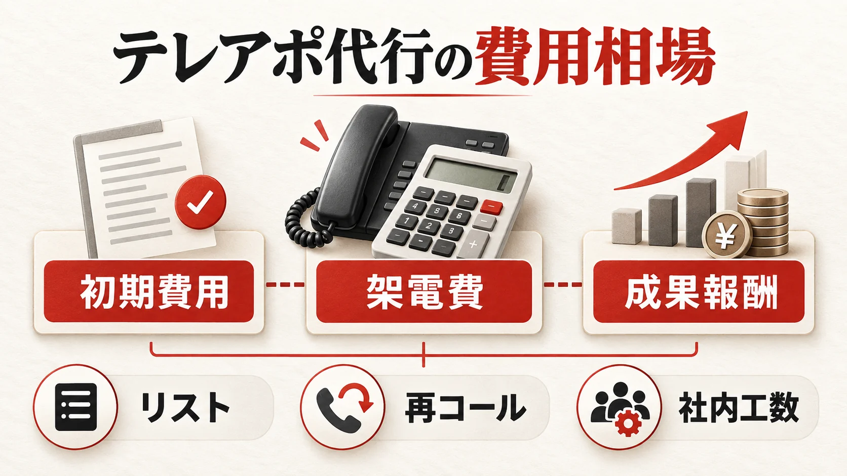 テレアポ代行の費用相場と予算の考え方の図解|達人ラボ