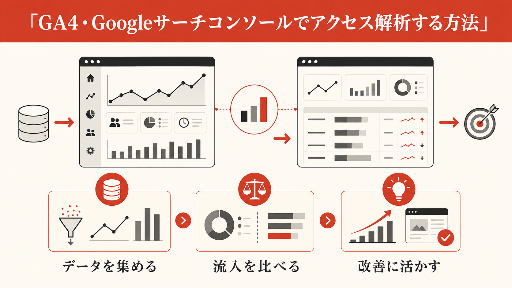 CVR改善の5つのポイントを示す図解(達人ラボ)