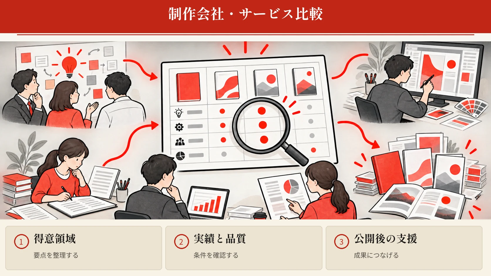 制作会社・サービス比較【2026年版】の図解|達人ラボ