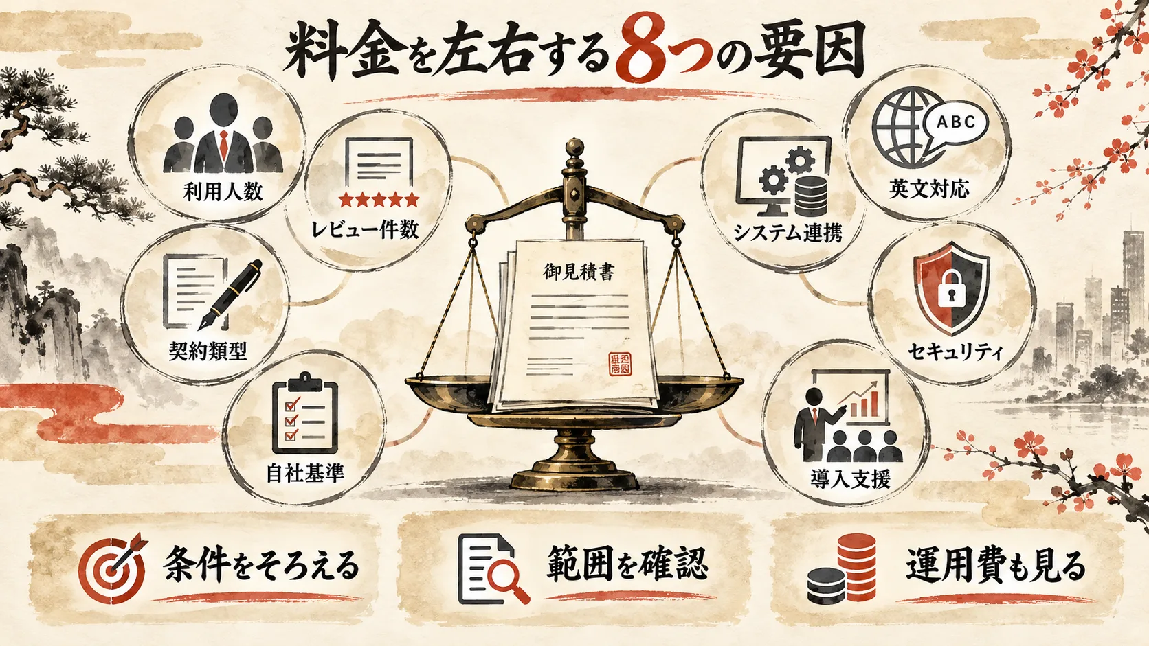 AI契約書レビューの料金を左右する要因