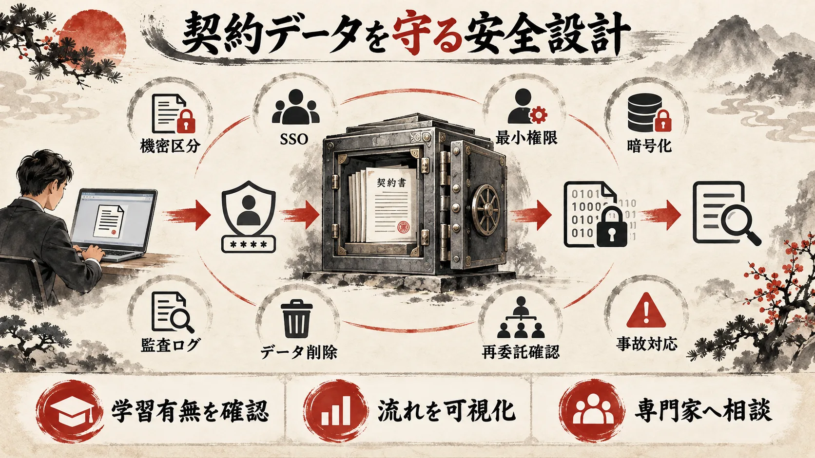 契約データを守るセキュリティ設計