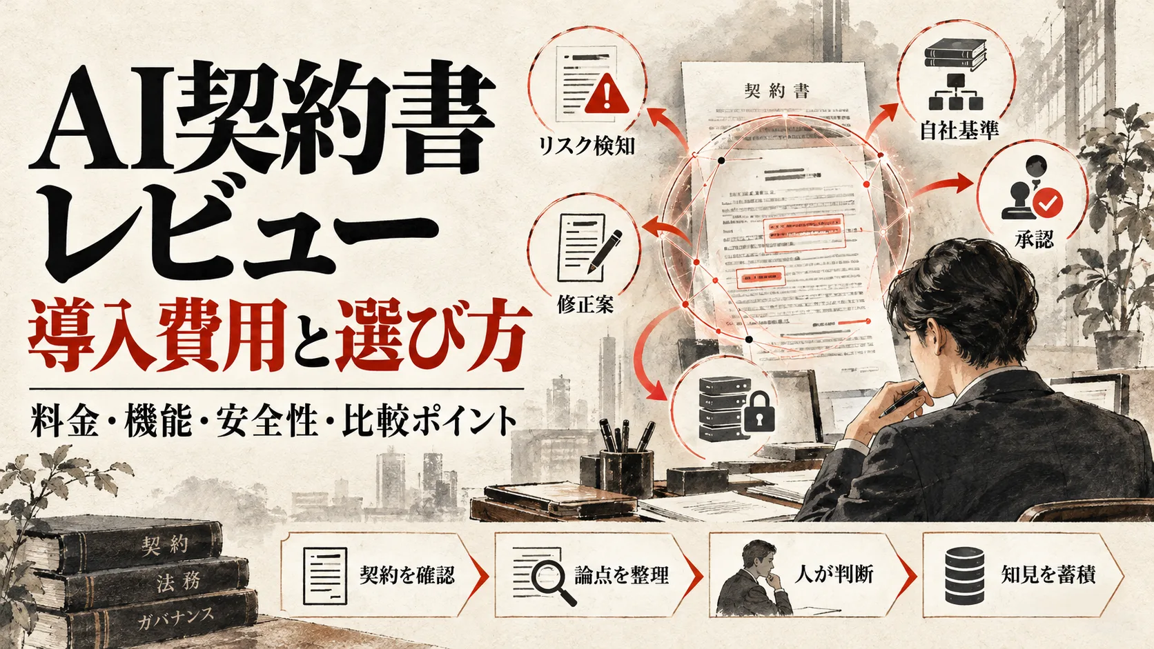 AI契約書レビューサービスの導入費用