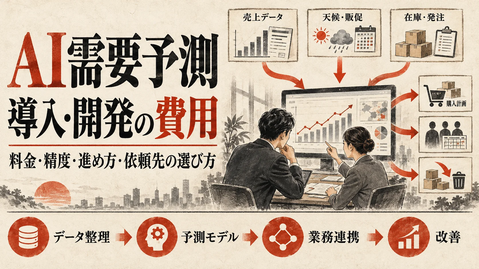 AI需要予測システムの導入・開発費用
