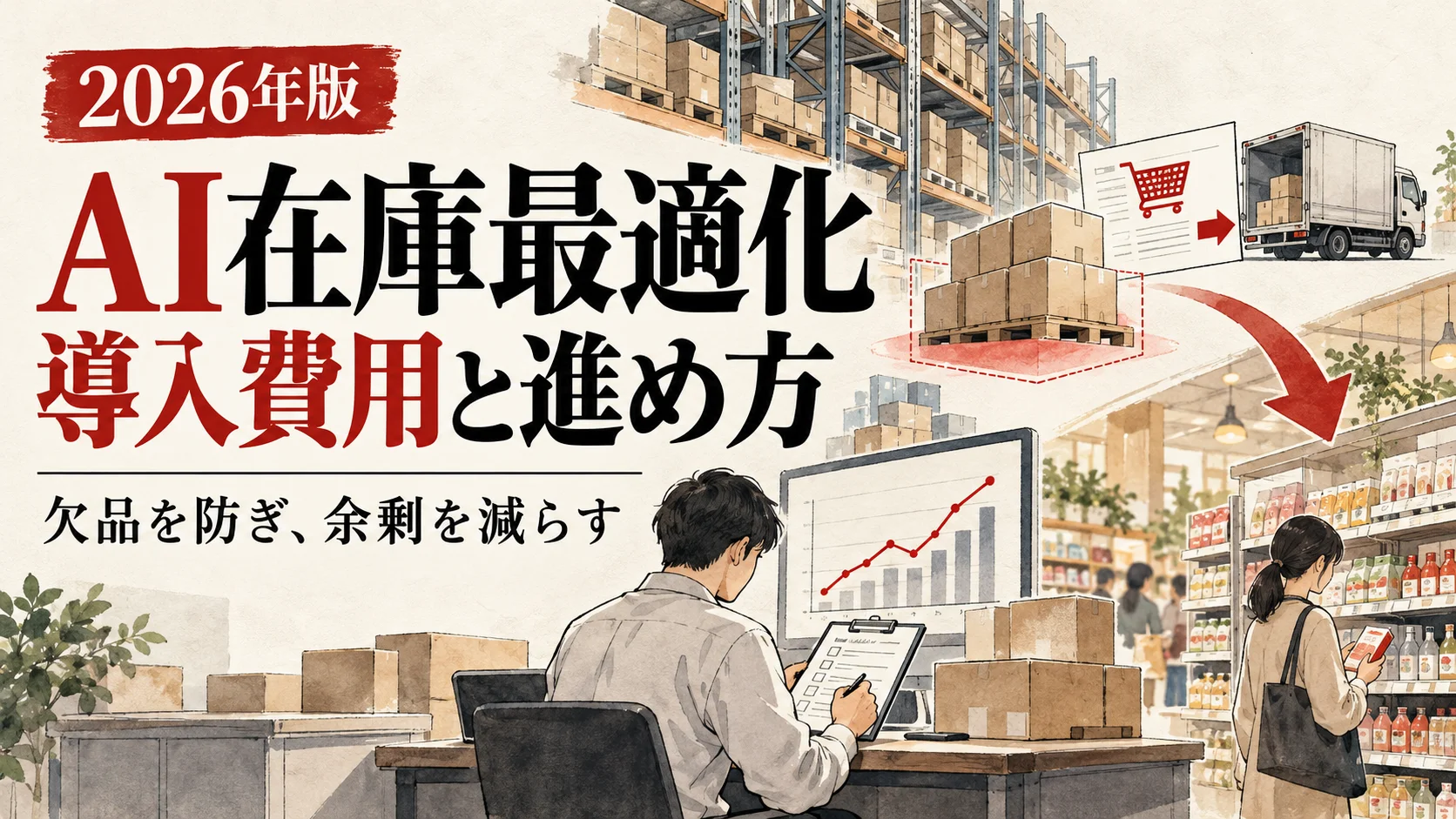 AI在庫最適化システムの導入費用と進め方