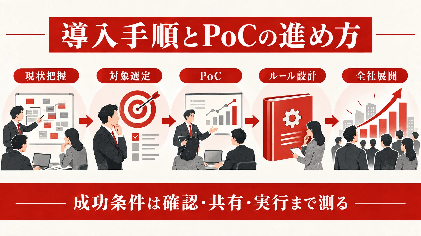 導入手順とPoCの進め方の図解|達人ラボ