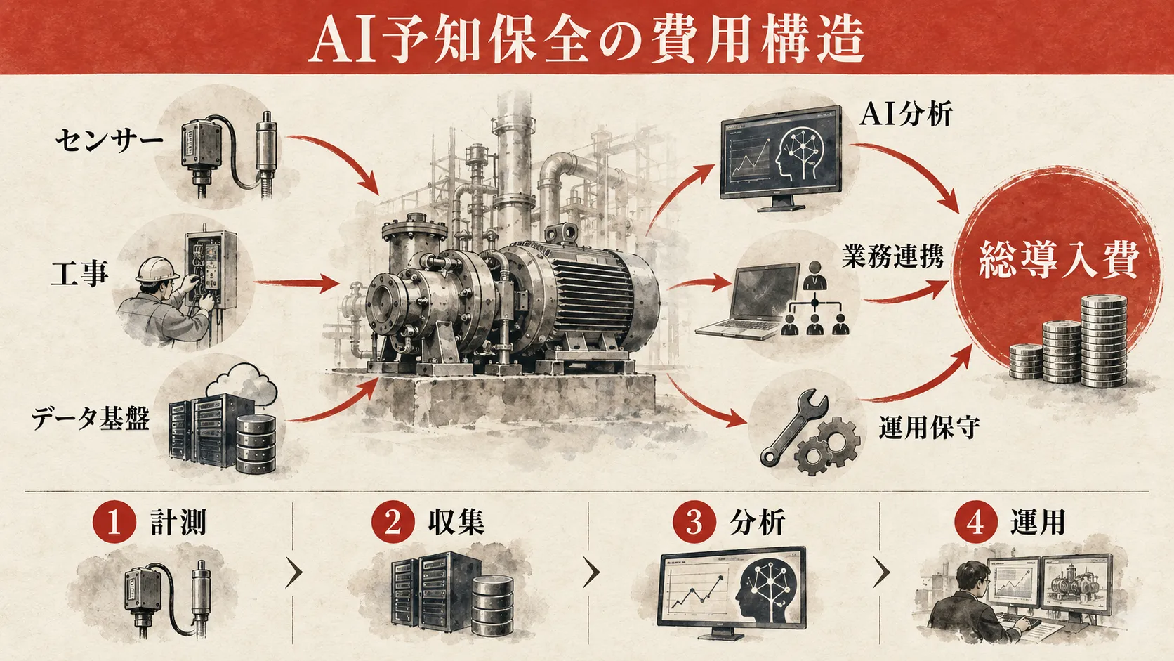 AI予知保全の費用構造