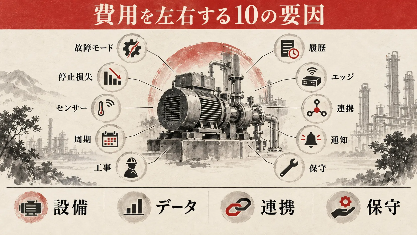 AI予知保全の費用を左右する10の要因