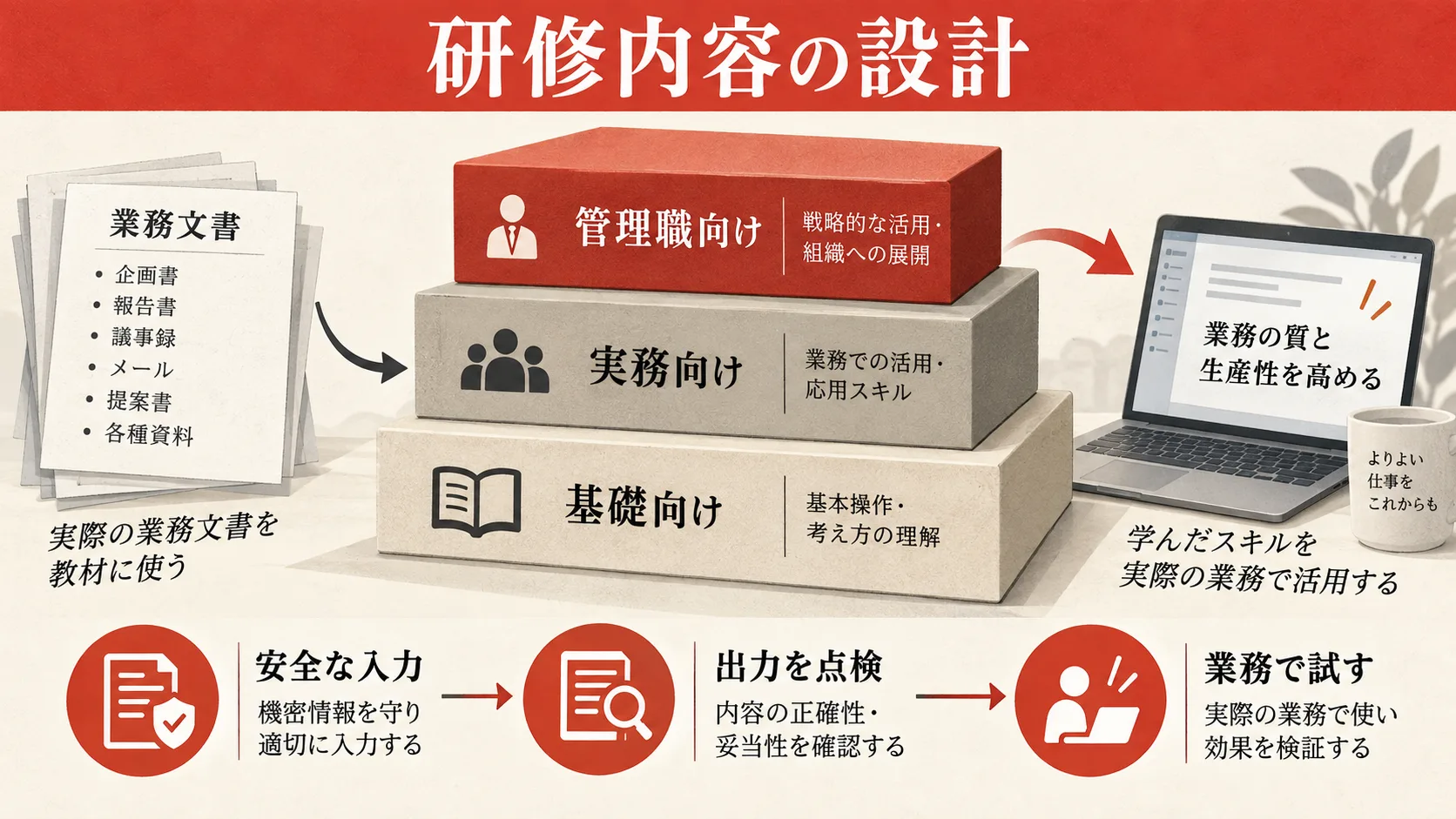 生成AI研修の内容設計
