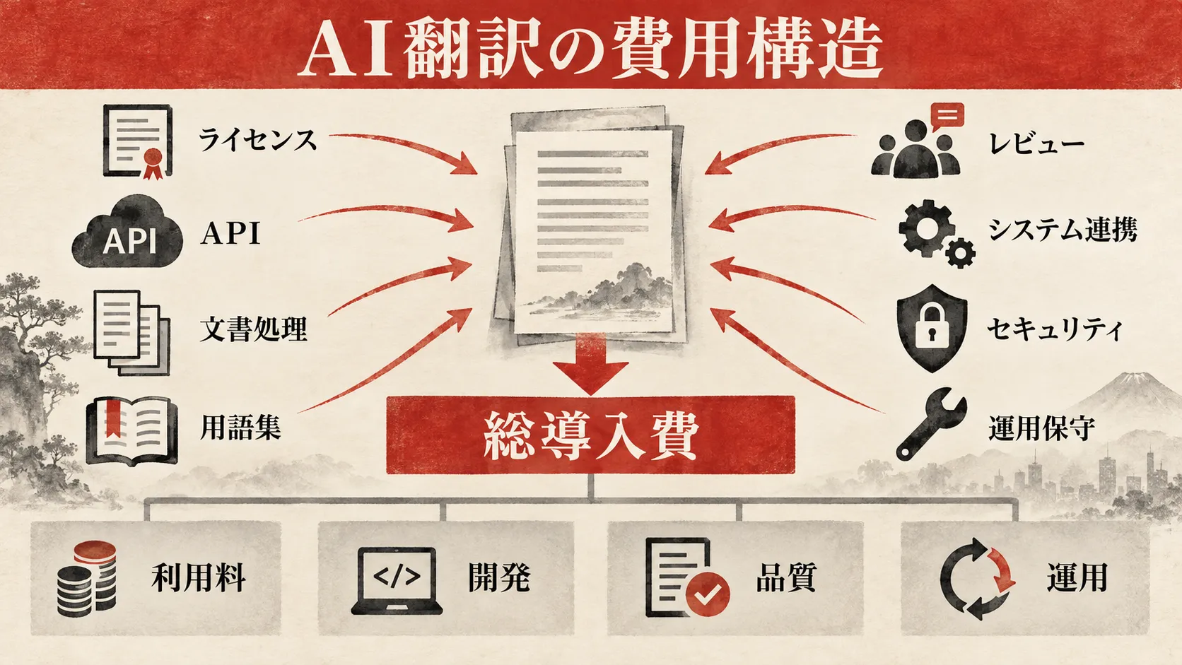 AI翻訳システムの費用構造