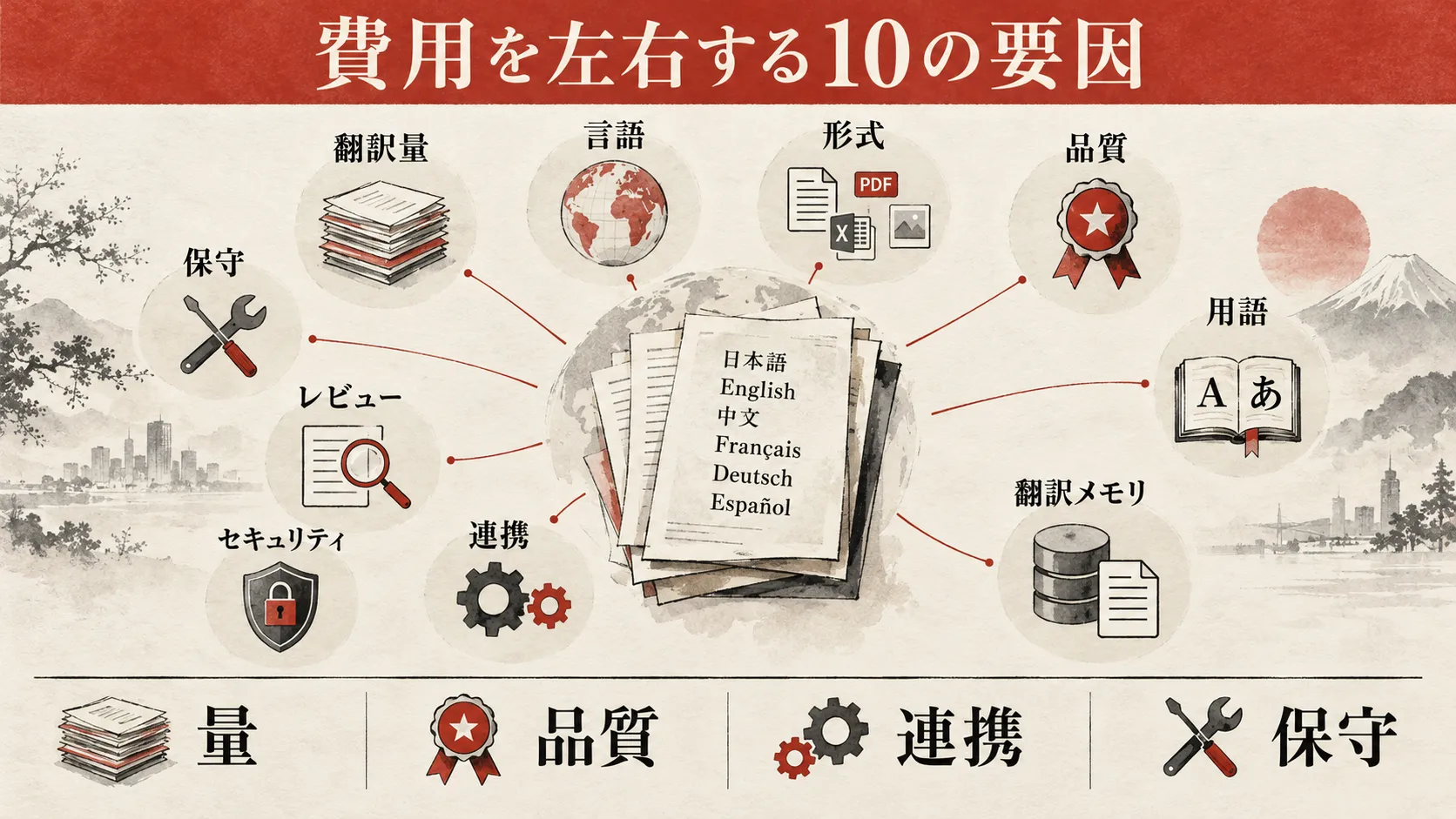 AI翻訳システムの費用を左右する10の要因