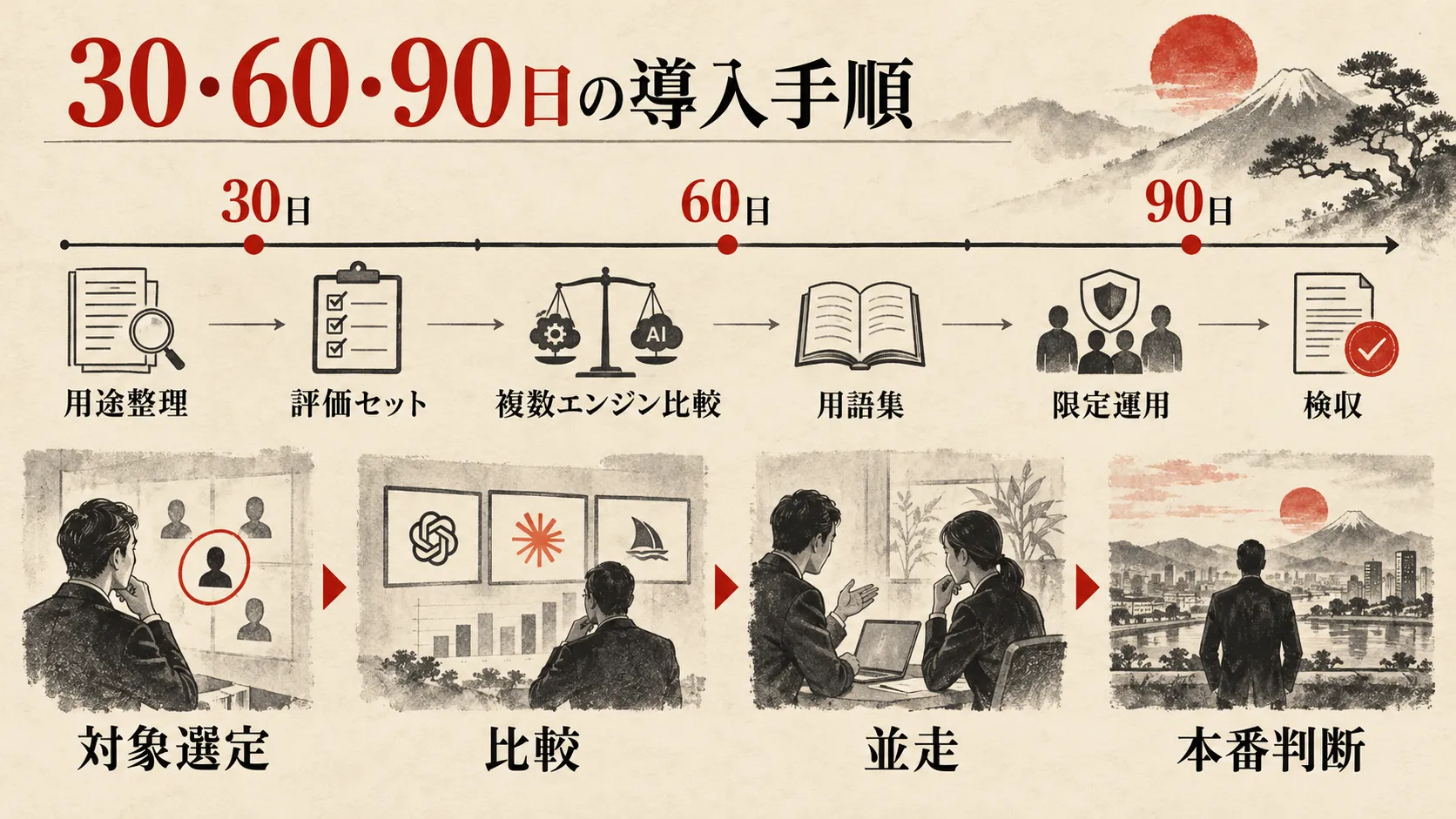 30日・60日・90日で進めるAI翻訳導入