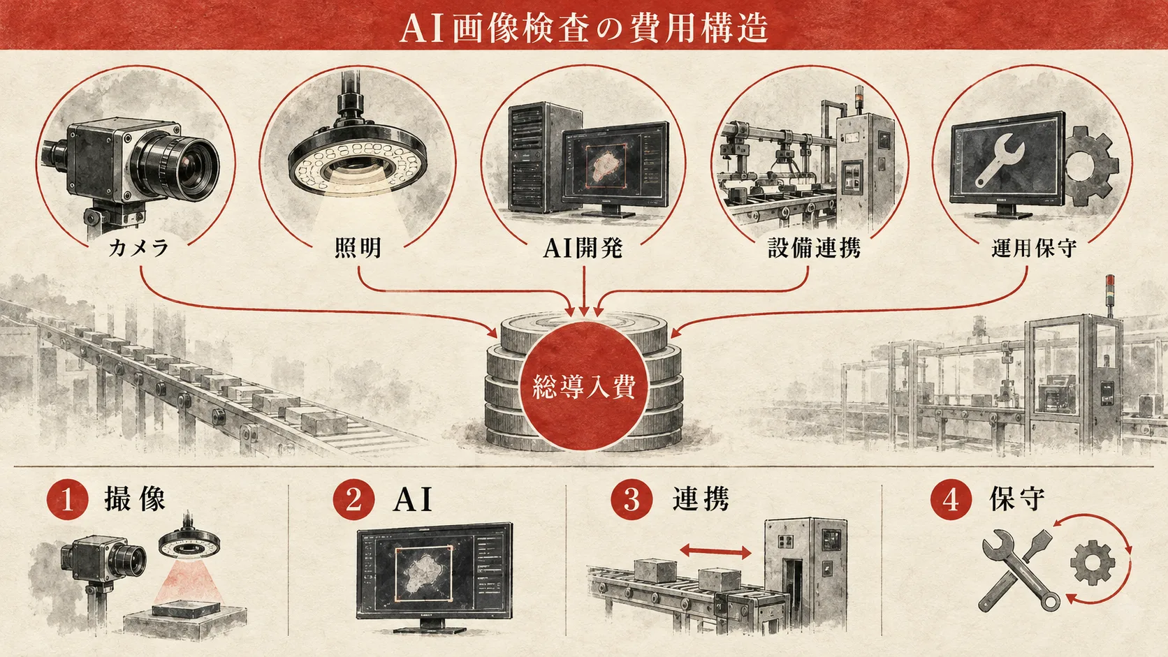 AI画像検査の費用構造