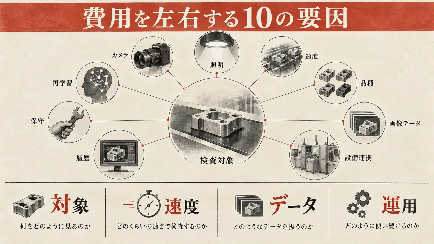 AI画像検査の費用を左右する10の要因