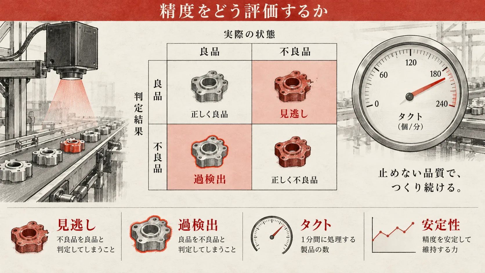 AI画像検査の精度評価