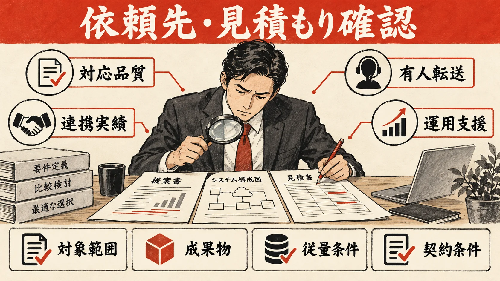 対応品質・連携実績・有人転送・運用支援を確認する方法