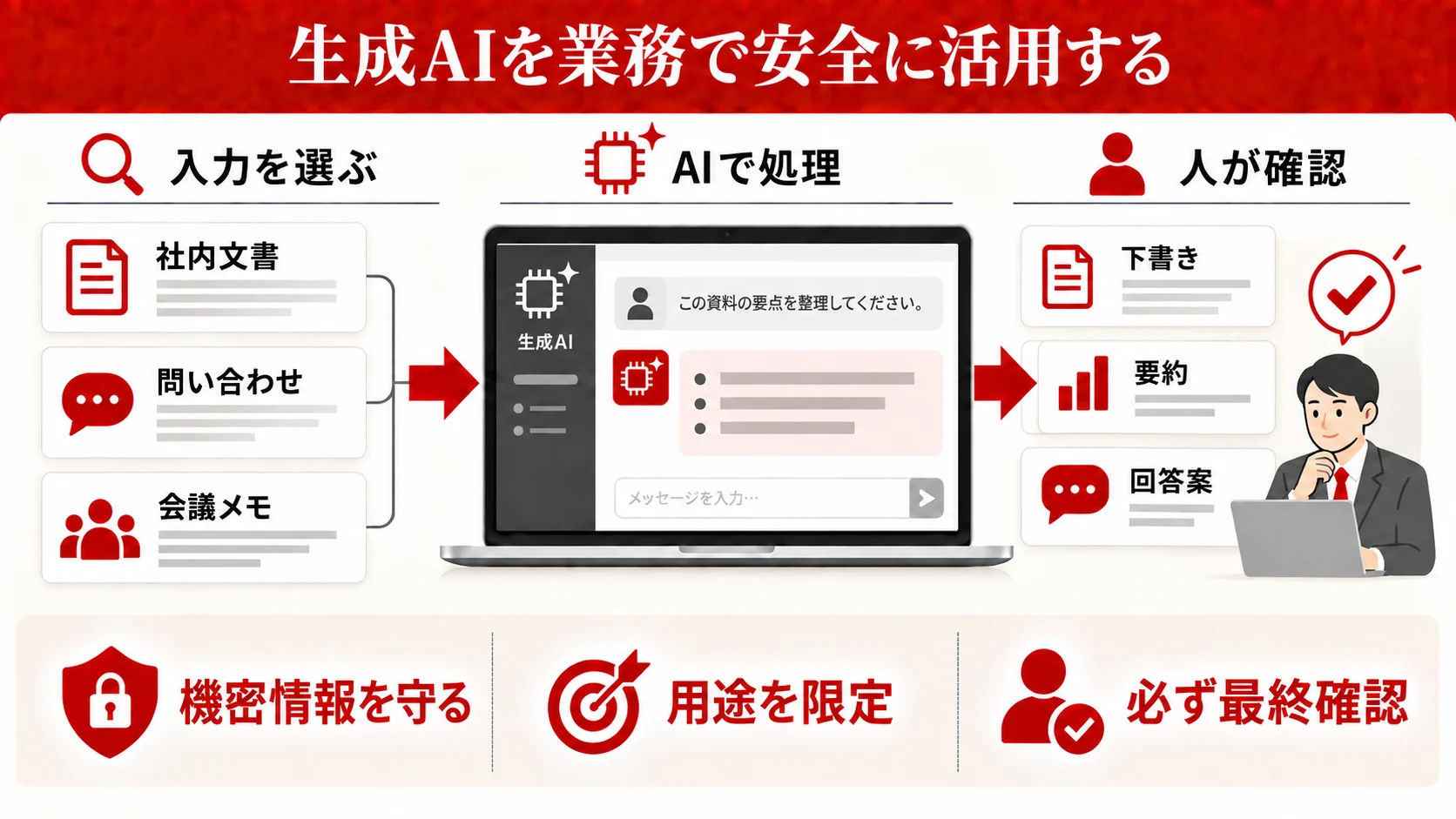 生成AI・RPAで定型業務を自動化する