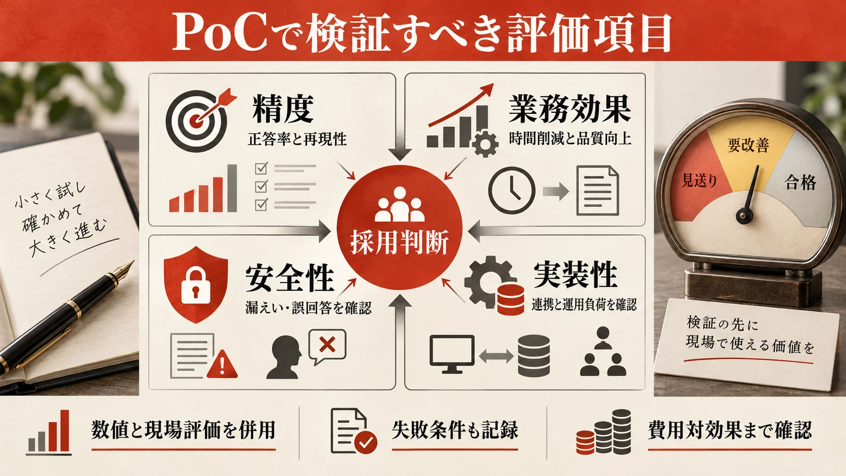 生成AI PoCを進める六つの手順