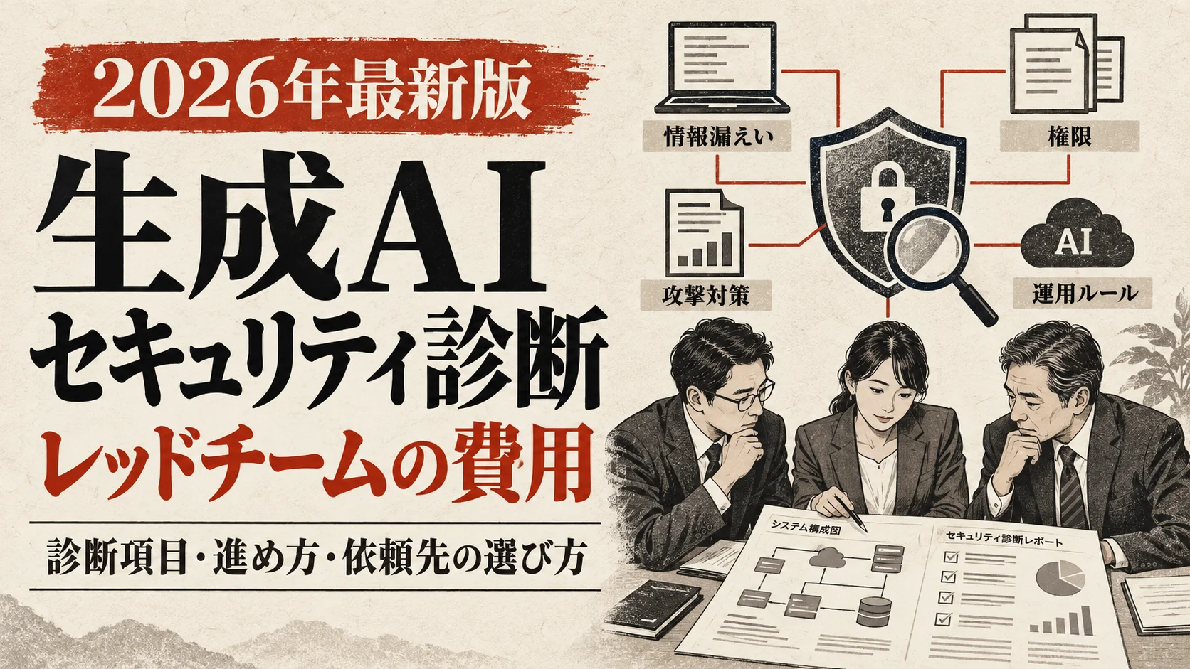 生成AIセキュリティ診断・レッドチームの費用