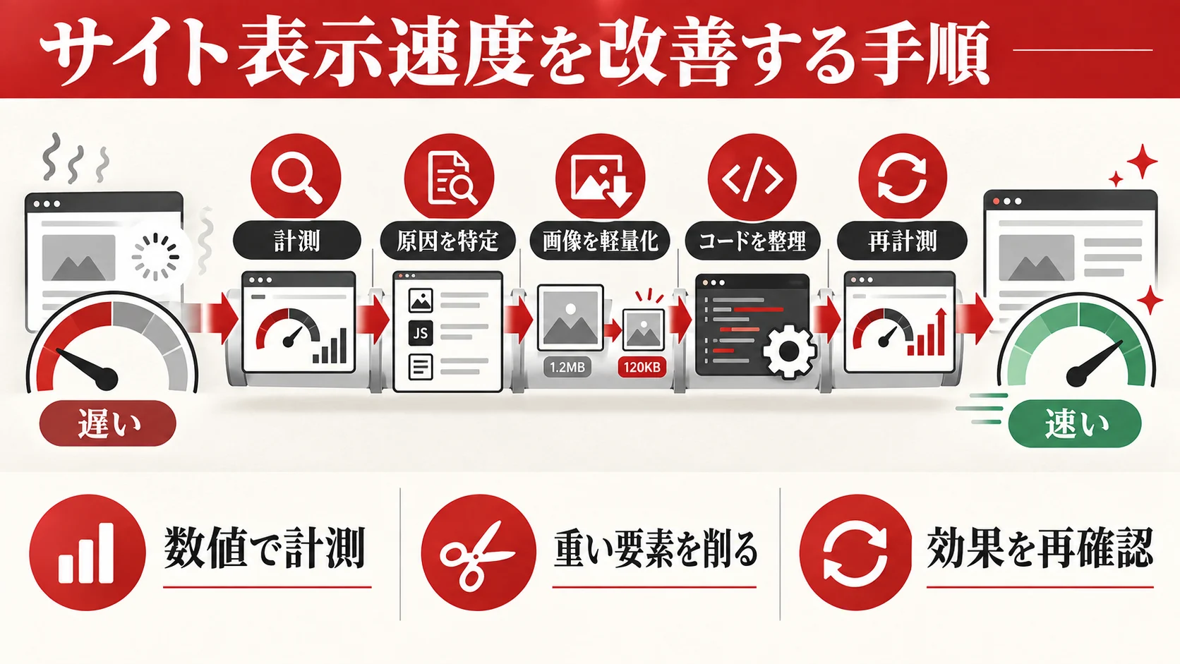実践：WordPressサイトの表示速度を改善する手順