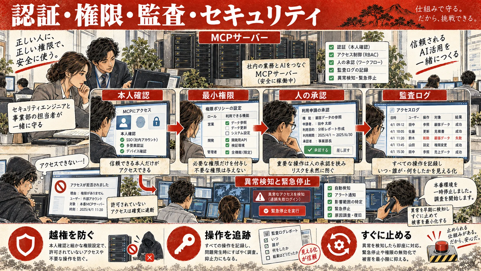最小権限・承認・ログで守るMCPセキュリティ対策