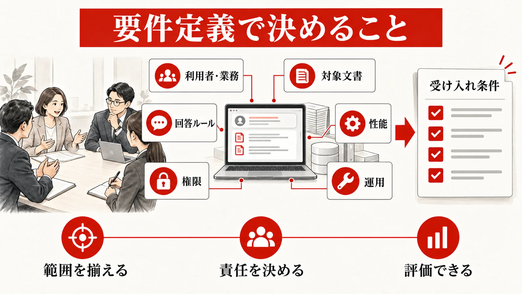 RAG開発の要件定義で決めるべき項目の図解|達人ラボ