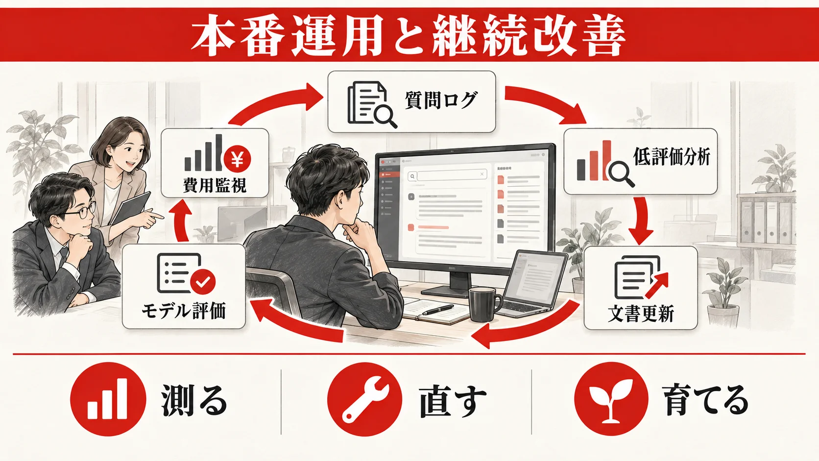 RAGの本番運用と継続改善の図解|達人ラボ
