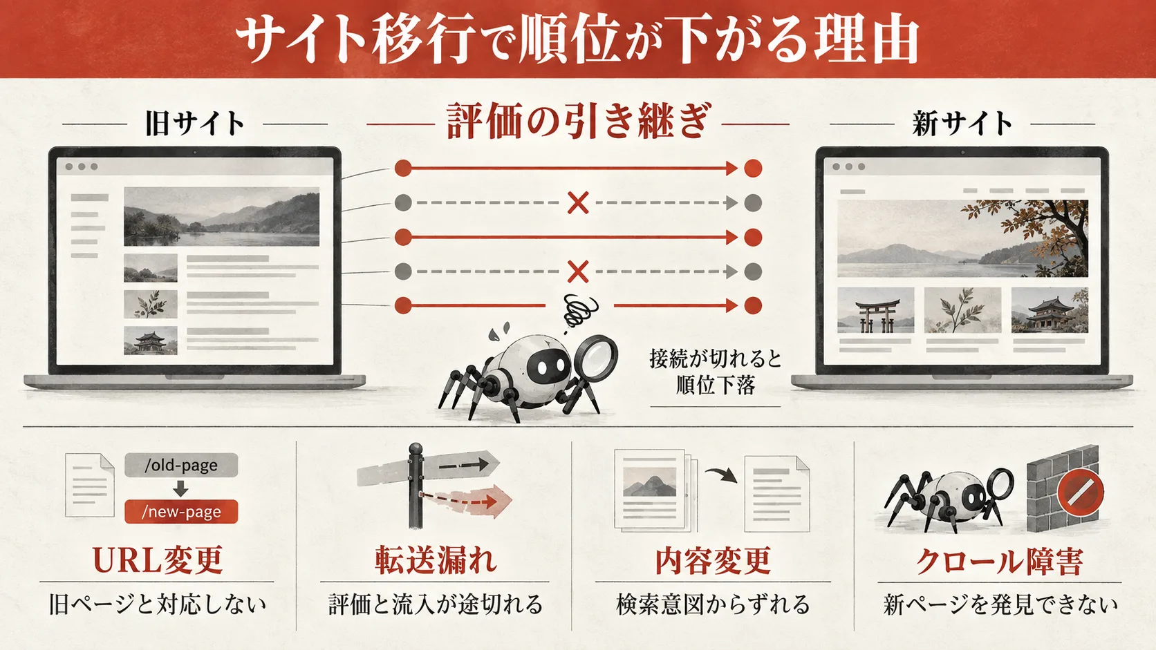 サイト移行SEOで引き継ぐ検索評価とユーザー導線
